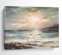 Load image into Gallery viewer, Sunset Sea View - Serene Bedroom Art LargeART1546