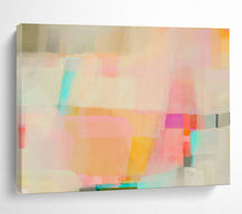 Load image into Gallery viewer, Pastel Abstract Color Block Art - Great for Light - Filled Bedroom & Minimalist Café DKH029