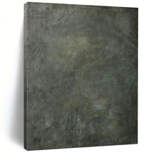 Load image into Gallery viewer, Large - Format Hand - painted Dark Green Textured Acrylic Art for Dramatic Dining Rooms LargeART0143