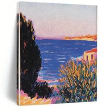 Load image into Gallery viewer, Coastal View in Pastels Art for Beach House Living Room & Relaxing Spa LargeART0878