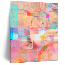 Load image into Gallery viewer, Colorful Geometric Abstract Painting, Suited for Modern Living Room & Art - Centric Workplace LargeART1861