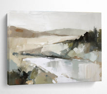 Load image into Gallery viewer, Abstract Landscape Painting for Rustic Cottage & Nature - Inspired Office DKH238