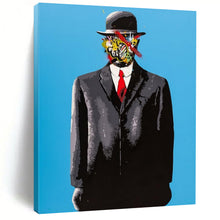 Load image into Gallery viewer, Pop - Art Abstract Figure Painting, Colorful Graffiti - Masked Art for Urban Loft & Creative Office LargeART2185