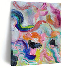 Load image into Gallery viewer, Oversized Rainbow - Swirl Abstract Art for Kids’ Playroom & Art - Loving Retail Shop LargeART0479