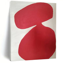 Load image into Gallery viewer, Red Curved Abstract Acrylic Art, Nice for Bold Entryway & Creative Studio LargeART0997