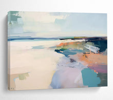 Load image into Gallery viewer, Soft Toned Coastal Abstract - Tranquil Living Room or Bedroom Art LargeART1544