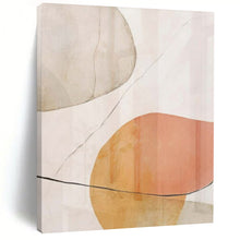 Load image into Gallery viewer, Earthy - Toned Abstract Layers Acrylic Art, Ideal for Bohemian - Style Living Room & Nature - Inspired Studio LargeART1059