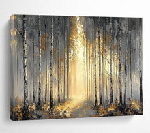Load image into Gallery viewer, Mystic Forest Path Abstract Acrylic painting DLZ159