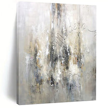 Load image into Gallery viewer, Neutral Modern Abstract Art for Minimalist Bedroom & Serene Meditation Space LargeART0930