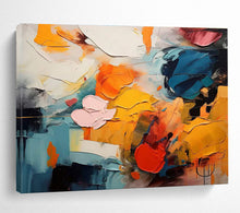Load image into Gallery viewer, Colorful Abstract “Vibrant Chaos” Painting on Canvas, Modern Art Decor DKH831