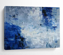 Load image into Gallery viewer, Blue & Grey Abstract - Modern Office Art LargeART1587