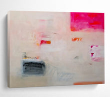 Load image into Gallery viewer, Subtle Pink & Orange Abstract - Calm Living Room Art LargeART1502
