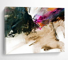 Load image into Gallery viewer, Expressive Abstract Ink - Style Painting On Canvas DKH394