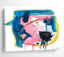 Load image into Gallery viewer, Colorful Abstract Face - Like Composition Abstract acrylic painting DLZ117