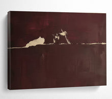 Load image into Gallery viewer, Dark Tones Abstract Painting for Moody Bedroom & Sophisticated Lounge DKH141