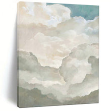 Load image into Gallery viewer, Soft - Toned Fluffy Cloudscape Abstract, Ideal for Airy Bedroom & Light - Filled Lounge Area LargeART1992
