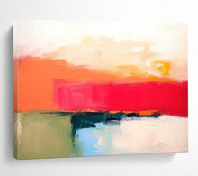 Load image into Gallery viewer, Bold Color Block Landscape Abstract acrylic painting DLZ056