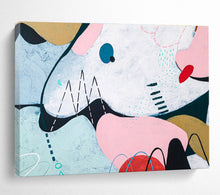 Load image into Gallery viewer, Whimsical Geometric Abstract Painting on Canvas DKH550