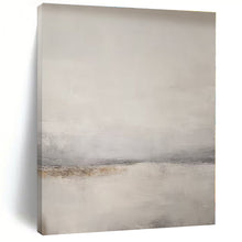 Load image into Gallery viewer, Muted Landscape Abstract Painting, Suited for Tranquil Bedroom & Relaxing Reading Nook LargeART1376