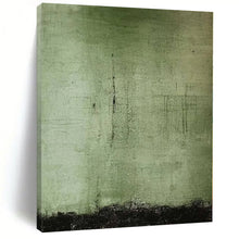 Load image into Gallery viewer, Large - Scale Hand - painted Green Textured Abstract Art for Nature - Inspired Studies LargeART0154