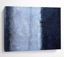 Load image into Gallery viewer, Blue Gradient Abstract - Serene Bedroom Art LargeART1591