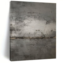 Load image into Gallery viewer, Gray Textured Abstract Painting, Perfect for Industrial - Style Loft & Calming Bedroom LargeART1365