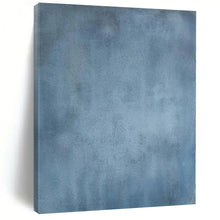 Load image into Gallery viewer, Large - Scale Hand - painted Blue Textured Monochrome Art for Serene Bedrooms LargeART0158