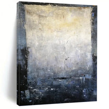 Load image into Gallery viewer, “Textured Grey and Beige Abstract” - Minimalist Abstract Art on Canvas DKH1577