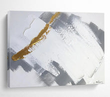 Load image into Gallery viewer, Gold Accent Abstract - Luxe Dining Room Art LargeART1568