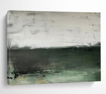 Load image into Gallery viewer, Minimalist Gray - Green Abstract Painting for Calm Study & Scandinavian - Style Bedroom DKH264