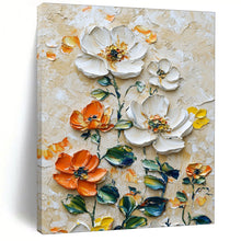 Load image into Gallery viewer, Vibrant Textured Floral Abstract Art, Perfect for Bohemian Living Room & Cheerful Kitchen LargeART2068