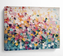 Load image into Gallery viewer, Abstract Dots “Color Burst” Painting on Canvas, Happy Modern Art DKH882