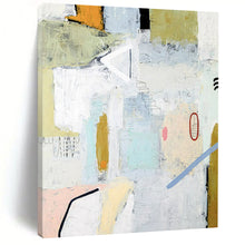 Load image into Gallery viewer, Mixed - Tone Abstract Composition - Fits Eclectic Living Room & Art Gallery Pop - Up LargeART2390