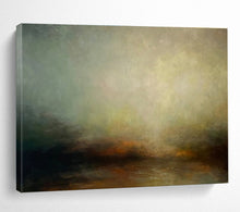 Load image into Gallery viewer, Softly Colored Abstract Landscape Painting on Canvas - “Misty Morning” DKH773