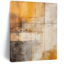 Load image into Gallery viewer, Muted - Tone Abstract Grid Acrylic Art, Great for Modern Minimalist Bedroom & Calm Study Space LargeART1057