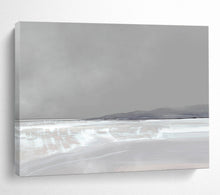 Load image into Gallery viewer, Minimalist Gray Abstract Horizon Abstract acrylic painting DLZ137