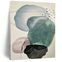Load image into Gallery viewer, Soft Shape Abstract Painting, Suited for Serene Bedroom & Calming Reading Nook LargeART1326