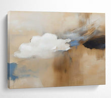 Load image into Gallery viewer, Soft Cloud Abstract Art for Coastal Bedroom & Serene Office DKH090