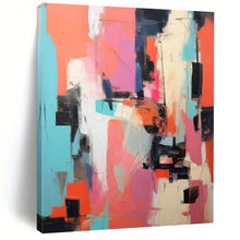 Load image into Gallery viewer, “Vibrant Color Block Abstraction” – Lively Abstract with Bold Color Combinations DTP127
