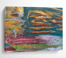 Load image into Gallery viewer, Colorful Abstract Water - Inspired Painting On Canvas DKH371