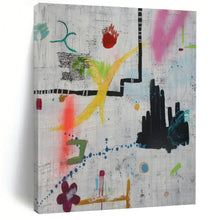 Load image into Gallery viewer, Grid - Based Abstract Art Painting - Suited for Modern Office & Contemporary Art Space LargeART1413