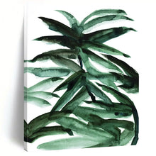 Load image into Gallery viewer, Vibrant Green Foliage – Watercolor Plant Study with Bold Strokes DTP243