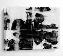 Load image into Gallery viewer, Monochrome Abstract Textures Abstract acrylic painting DLZ134
