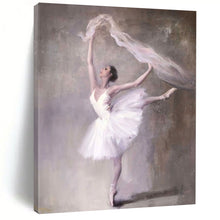 Load image into Gallery viewer, Graceful Abstract Painting, Delicate Ballerina Art for Ballet Academy & Boudoir LargeART2181