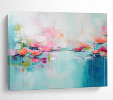 Load image into Gallery viewer, Lotus - Themed Abstract Canvas Painting DKH493