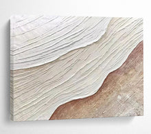 Load image into Gallery viewer, Textured Earth Layers - Natural Living Room Art LargeART1553