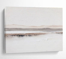 Load image into Gallery viewer, Minimalist Stripes “Quiet Horizons” Painting on Canvas, Understated Art DKH915