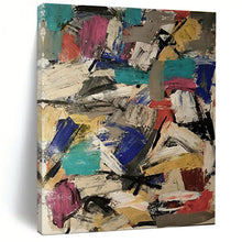 Load image into Gallery viewer, Custom Large Vibrant Color Collage - Ideal for Creative Studio Break Area & Eclectic Home Lounge LargeART0727