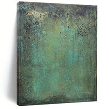 Load image into Gallery viewer, Teal and Brown Textured Field (Duplicate) Acrylic Art - Ideal for Rustic - chic Café & Nature - themed Bedroom LargeART0642