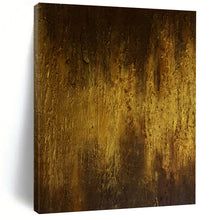 Load image into Gallery viewer, Hand - painted Oversized Rich Gold Abstract Texture Acrylic Art for Luxurious Lounges LargeART0032